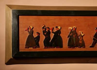 Amusing Dutch Brassband/Fanfare Type Of Jigsaw Woodwork Relief Painting. Collectables & Musical Instruments Antique Collectibles 10