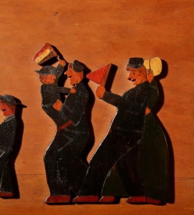 Amusing Dutch Brassband/Fanfare Type Of Jigsaw Woodwork Relief Painting. Collectables & Musical Instruments Antique Collectibles 11