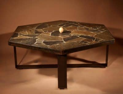 A Dutch Brutalist Period Coffee Table In The Style Of Paul Kingma Circa 1970-80  brutalist Antique Tables 9