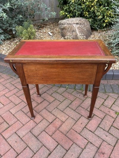 Arts & Crafts Walnut Writing Desk and Games Table Arts & Crafts Antique Desks 8