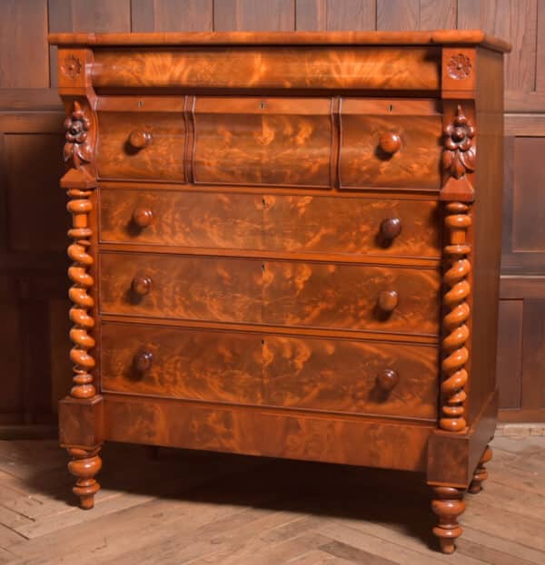 Scottish Victorian Mahogany Ogee SAI2462 Antique Draws 16