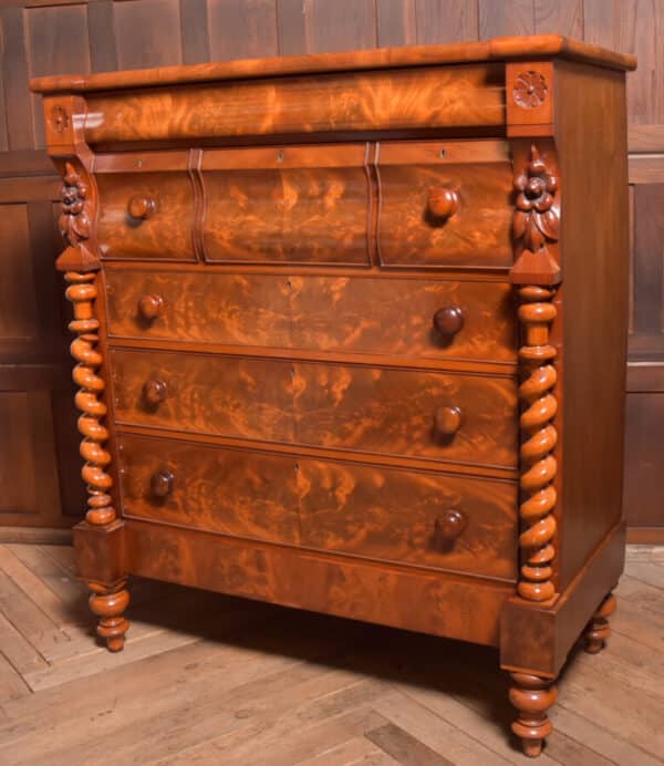 Scottish Victorian Mahogany Ogee SAI2462 Antique Draws 14