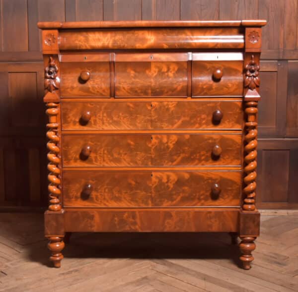 Scottish Victorian Mahogany Ogee SAI2462 Antique Draws 3