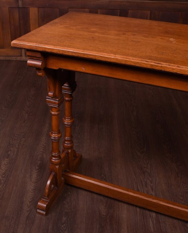 Late 19th Century Oak Gothic Side Table SAI1795 - Image 11