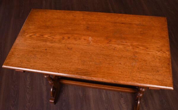 Late 19th Century Oak Gothic Side Table SAI1795 - Image 5