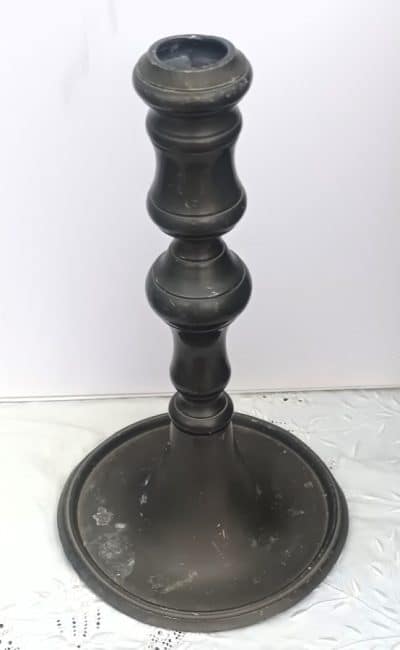 Pewter Candlestick 9b