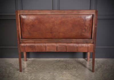 Rare Pair of Regency Mahogany & Leather Hall Benches - Image 14