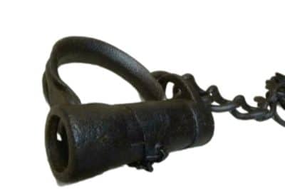 Antique Medival Iron Prison Chain, Castle Altpernstein-Austria. Antique Collectibles 4