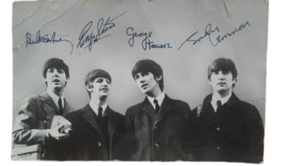 Beatles Postcard 1964 Year With Signature, Probably 4 exist! Antique Collectibles 3