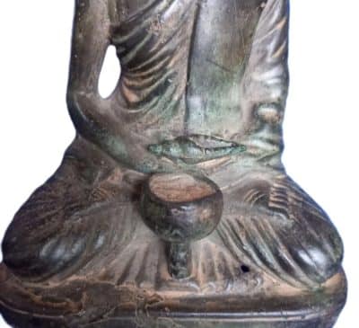 Antique Asian Bronze Statue Antique Metals 5