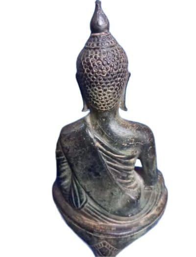 Antique Asian Bronze Statue Antique Metals 4