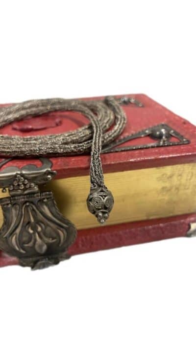 16th Century SULTAN SILVER CORD With Orginal Box, Museum Piece! Antique Boxes 3