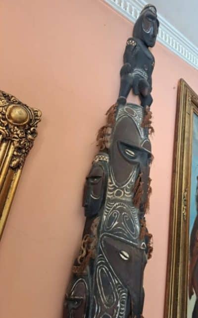 Early 19th Century TRIBAL CEREMONIAL TOTEM, JAYA IRIAN-INDONESIA, MANOKWARI Caniball… Antique Art 6