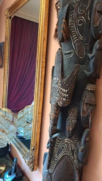 Early 19th Century TRIBAL CEREMONIAL TOTEM, JAYA IRIAN-INDONESIA, MANOKWARI Caniball… Antique Art 4