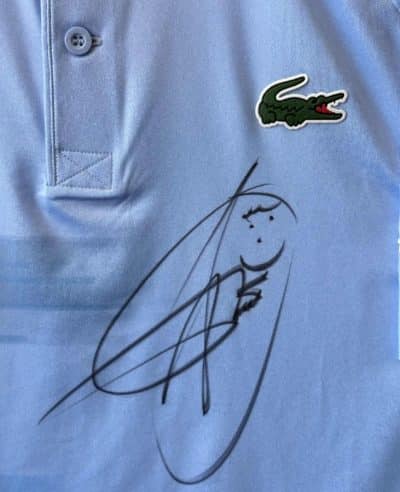 NOVAK DJOKOVIC’S Jersey With Autograph, Donated Children in Serbia… Antique Collectibles 5