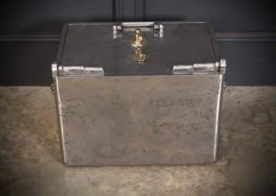 Victorian Polished Cast Iron Strong Box Safe cast iron Miscellaneous 4