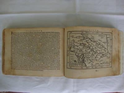 16th Century ORTELIUS ABRAHAM – MICHAEL COIGNET Martinime Carte-Atlas, RARE!!! Antique Art 8