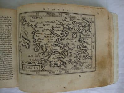 16th Century ORTELIUS ABRAHAM – MICHAEL COIGNET Martinime Carte-Atlas, RARE!!! Antique Art 10