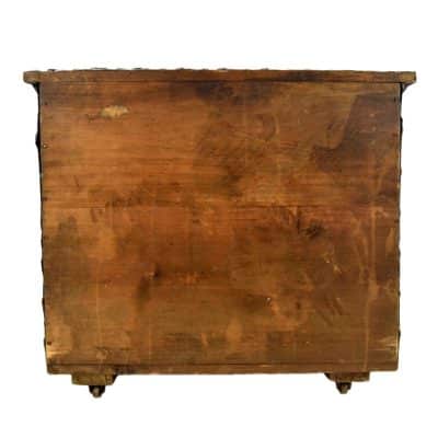 Antique Rustic Chiseled Chest Antique Boxes 4