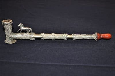 Antique Silver Filigree Pipe