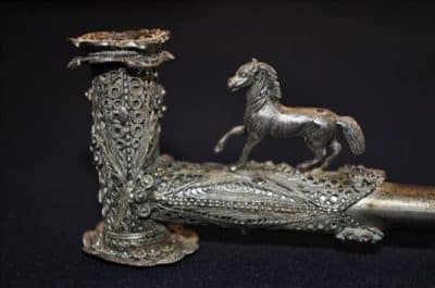 Antique Silver Filigree Pipe - Image 2