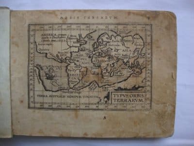 16th Century ORTELIUS ABRAHAM – MICHAEL COIGNET Martinime Carte-Atlas, RARE!!! Antique Art 14