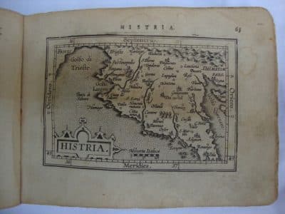 16th Century ORTELIUS ABRAHAM – MICHAEL COIGNET Martinime Carte-Atlas, RARE!!! Antique Art 17