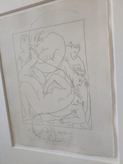 Pablo Picasso With Certificate Antique Art 5