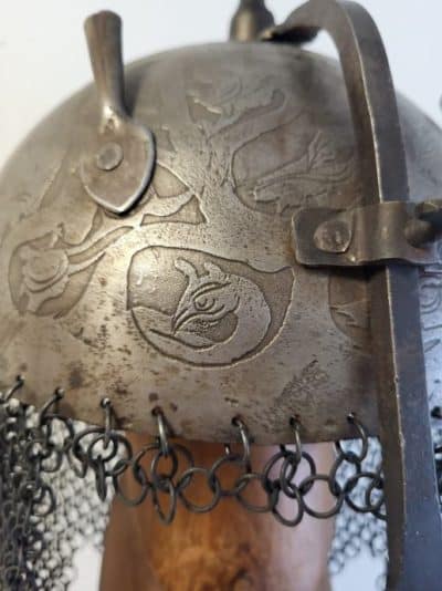 Antique War Helmet,”Probably 17th Century” Antiquities 4