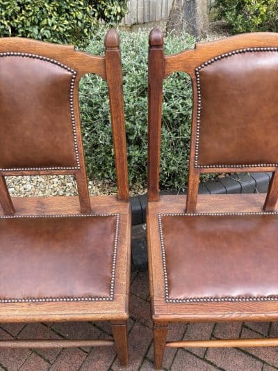 Pair of Arts & Crafts Glasgow School Benches benches Antique Benches 4