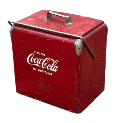 Vintage American COCA COLA Cool Box & Ice Box. Antique Boxes 3