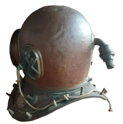 Antique JAPANESE Divers Marine Helmet Antique Collectibles 7