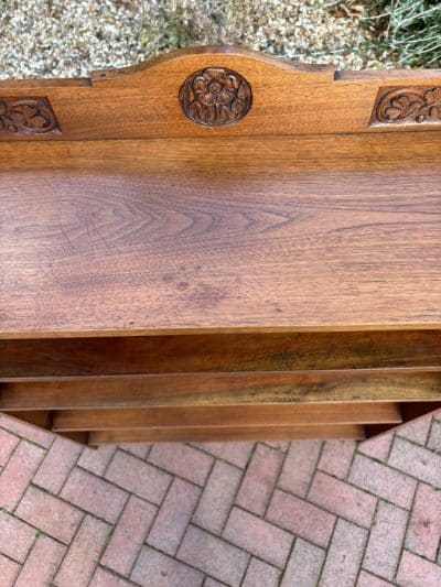 Arts & Crafts Walnut Bookcase c1910 Arts & Crafts Bookcase Antique Bookcases 9