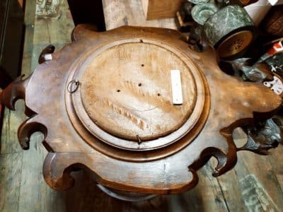 19th Century French Carved Wall Clock Antique Clocks 9