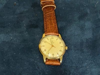 TUDOR/ROLEX 9CT GENT’s WRISTWATCH Antique Watches 3