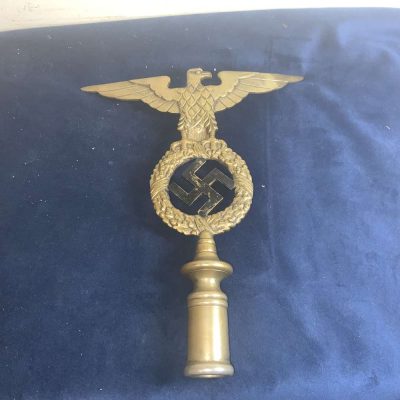 NSDAP 1933 Eagle & Swastika Finial Military & War Antiques 3