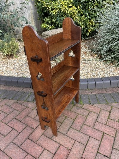 Liberty Arts & Crafts Oak Sedley Bookcase c1905 Arts & Crafts Antique Bookcases 3