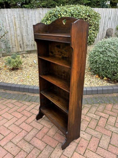 Arts & Crafts Oak Bookcase - Image 6