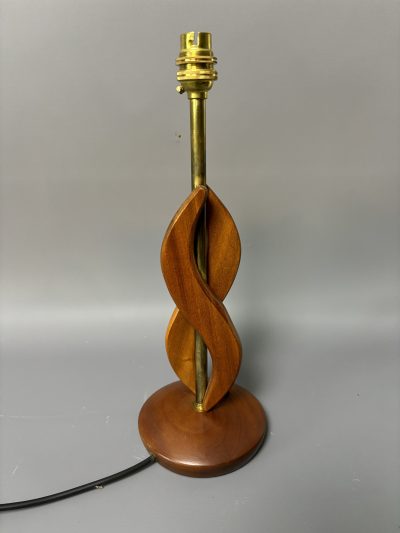 Mid Century Teak Table Lamp lighting Antique Lighting 5