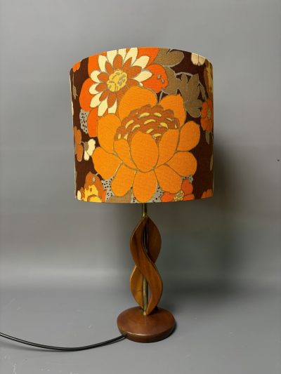 Mid Century Teak Table Lamp lighting Antique Lighting 7