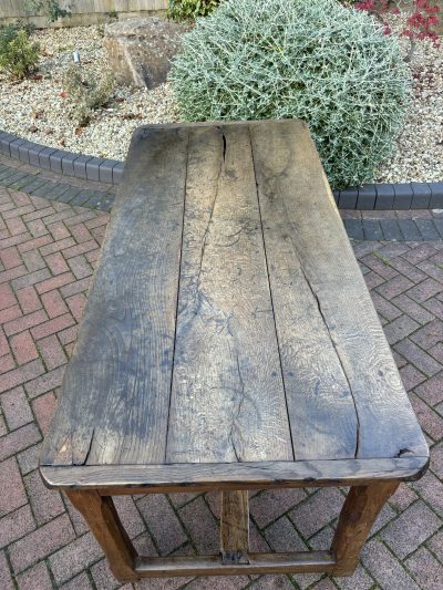 18th Century Oak Refectory Farmhouse Dining Table 18th century Antique Furniture 6