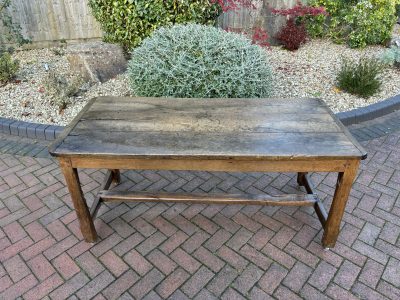 18th Century Oak Refectory Farmhouse Dining Table 18th century Antique Furniture 4