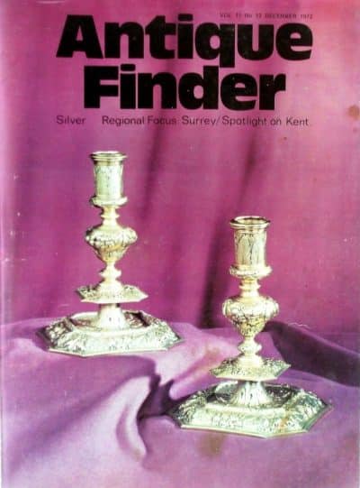 Antique Finder ~ Vol. 11 ~ No. 12 ~ December 1972 Antiques Journals 3