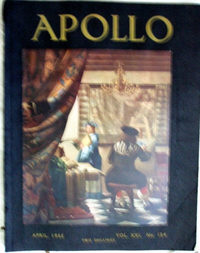 Apollo ~ Vol. XXI ~ No. 124 ~ April 1935 Antiques Journals 3