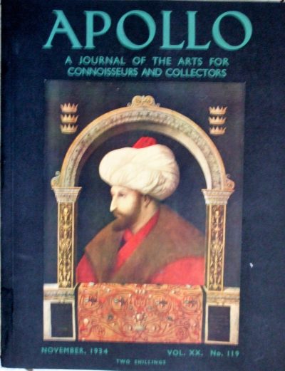 Apollo ~ Vol. XX ~ No. 119 ~ November 1934 Antiques Journals 3