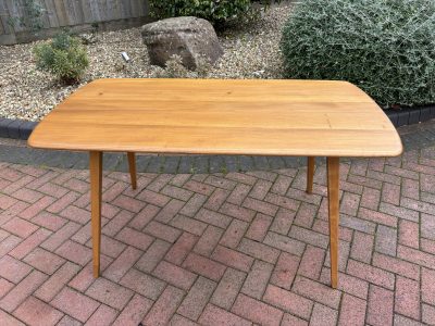 Mid Century Ercol Plank Dining Table dining table Antique Furniture 3