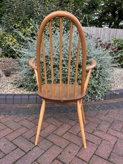 Mid Century Set of Six Ercol Windsor Dining Chairs - Image 6