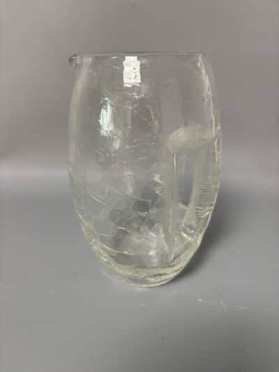 Kolomann Moser for Loetz Crackle Glass Jug glass jug Antique Collectibles 3