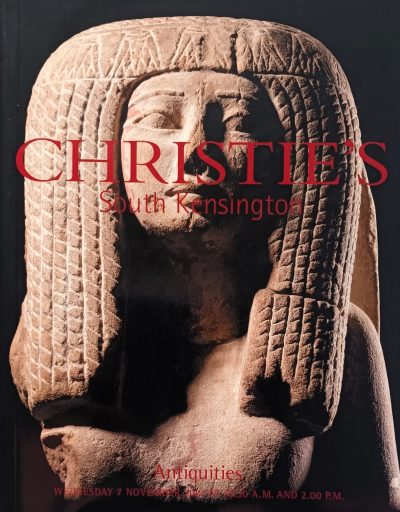 Christie’s ~ Antiquities ~ London ~ 07. 11. 2001 Auction Catalogues 3