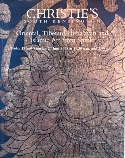 Christie’s ~ Oriental Art from Spink ~ London ~ 19.-20. 06. 1998 Auction Catalogues 3